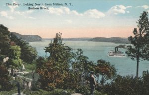 Hudson River steamship postcard 1910