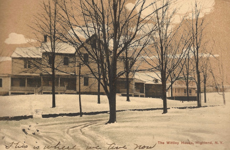 Postcard sent from Highland, NY to Spring Lake, NJ on Nov. 4, 1918.