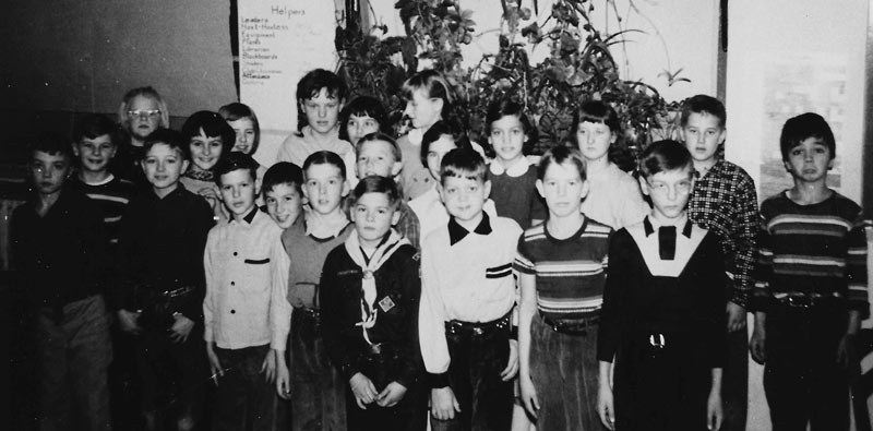 The Campus School, 1954, New Paltz, NY. Mrs. Compton's fifth grade class