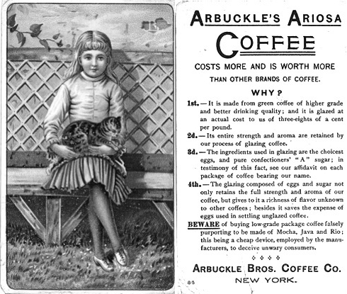 Arbuckle advertising card