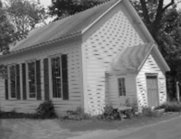 Plutarch Methodist Church built in the 1860s