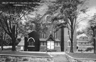 St. Peter's R. C. Church and Rectory, Rosendale, N.Y.