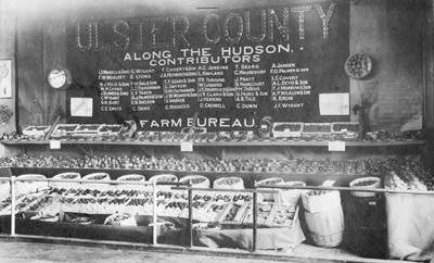 1915 Ulster County Agriculture display at NYS Fair