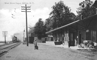 Milton Train Station. Postcard courtesy of G.M. Mastroapolo