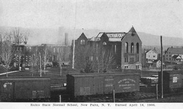 New Paltz Not So Normal School After Fire, April 1906