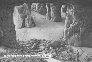 Interior or Cement Cave, Rosendale, N.Y.