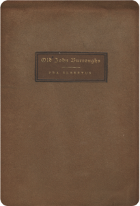 Old John Burroughs book