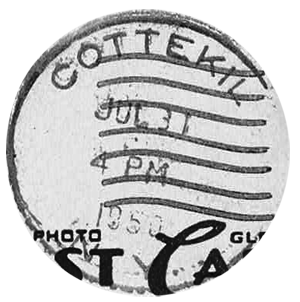 Cottekill postmark